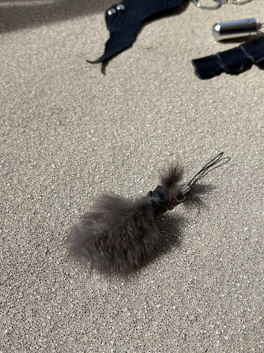 rabbit thigh key chain accessory