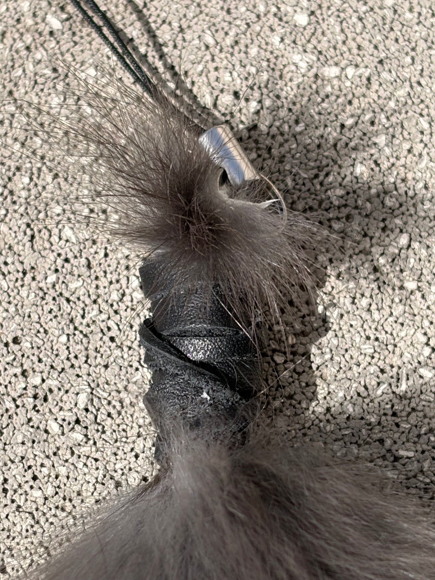 rabbit thigh key chain accessory