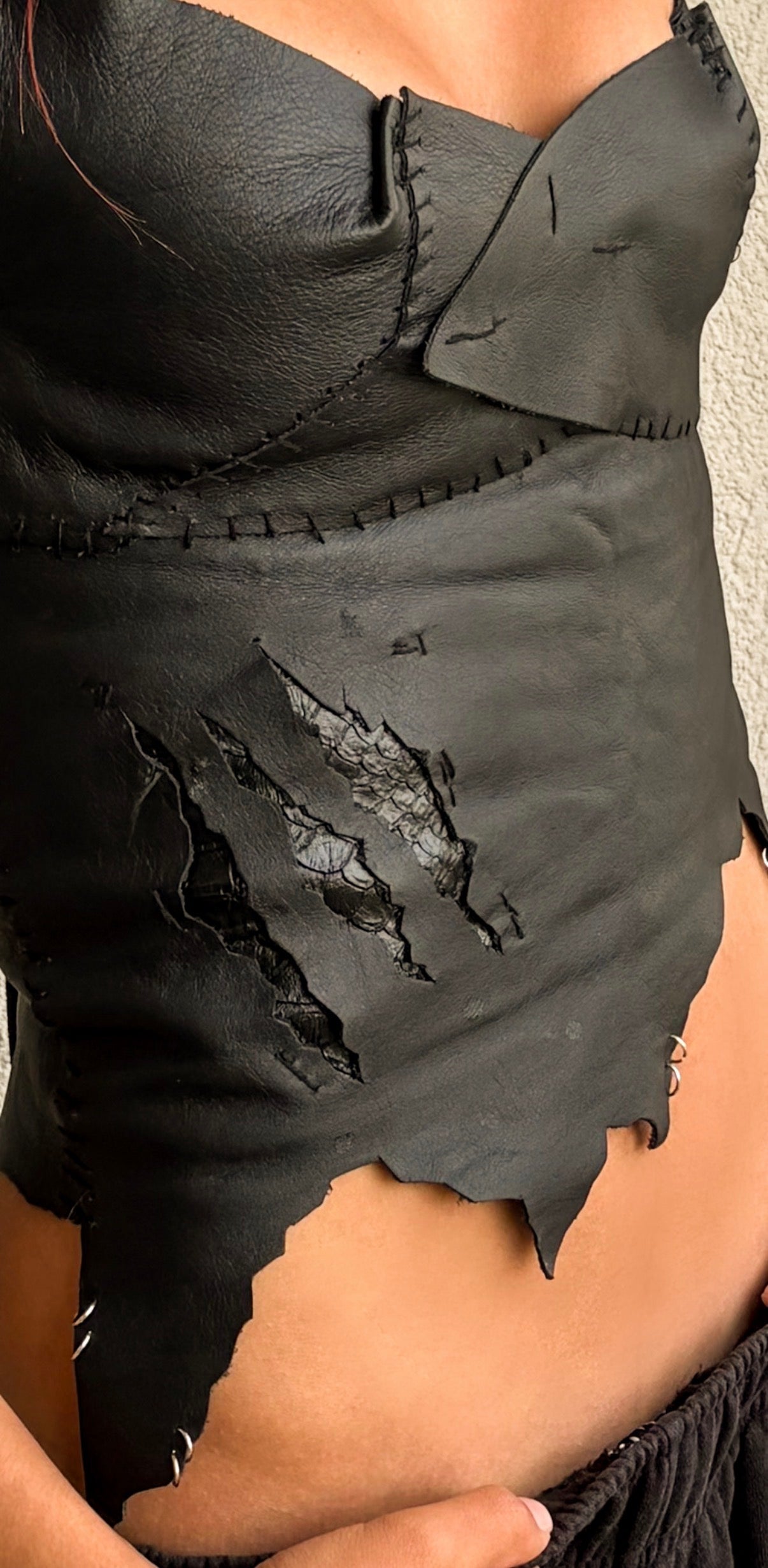 Cowhide Leather top